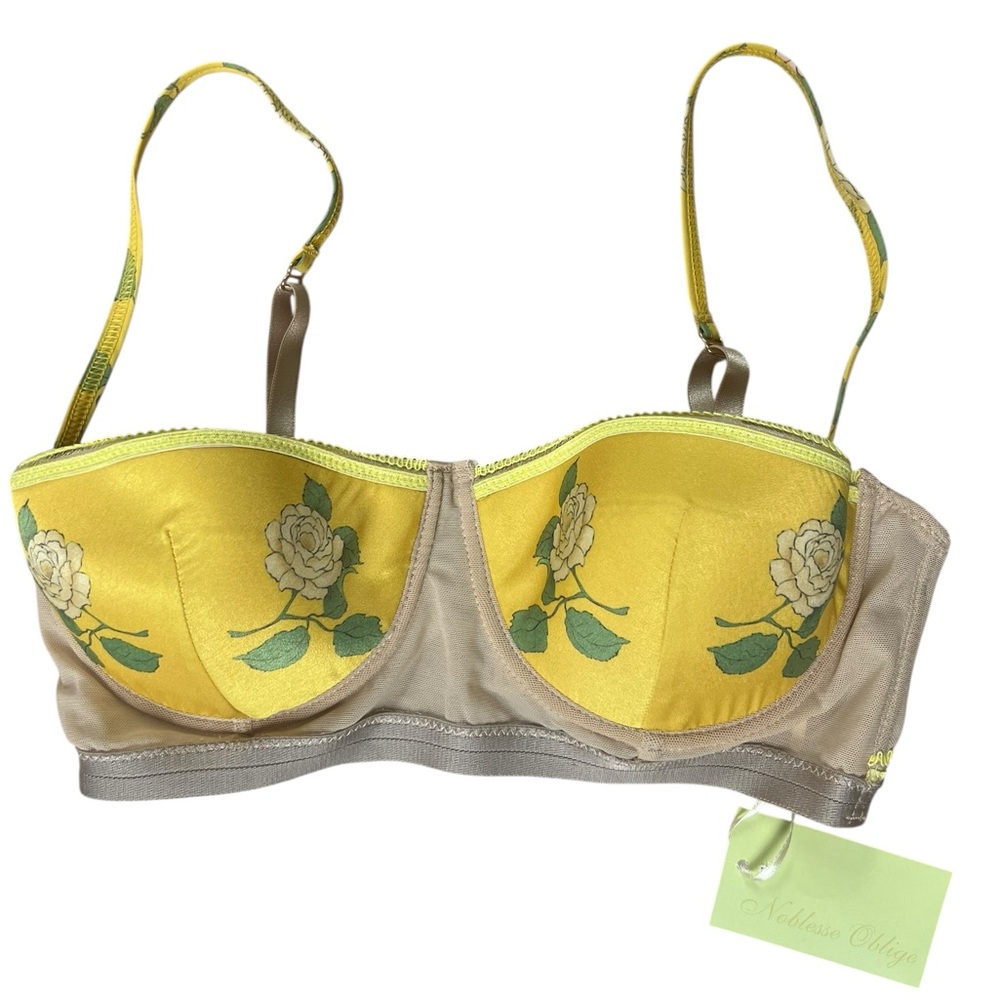 Noblesse Oblige Havana Multiway Bustier Floral Underwire Bra – Size 75C – NWT - Picture 2 of 8